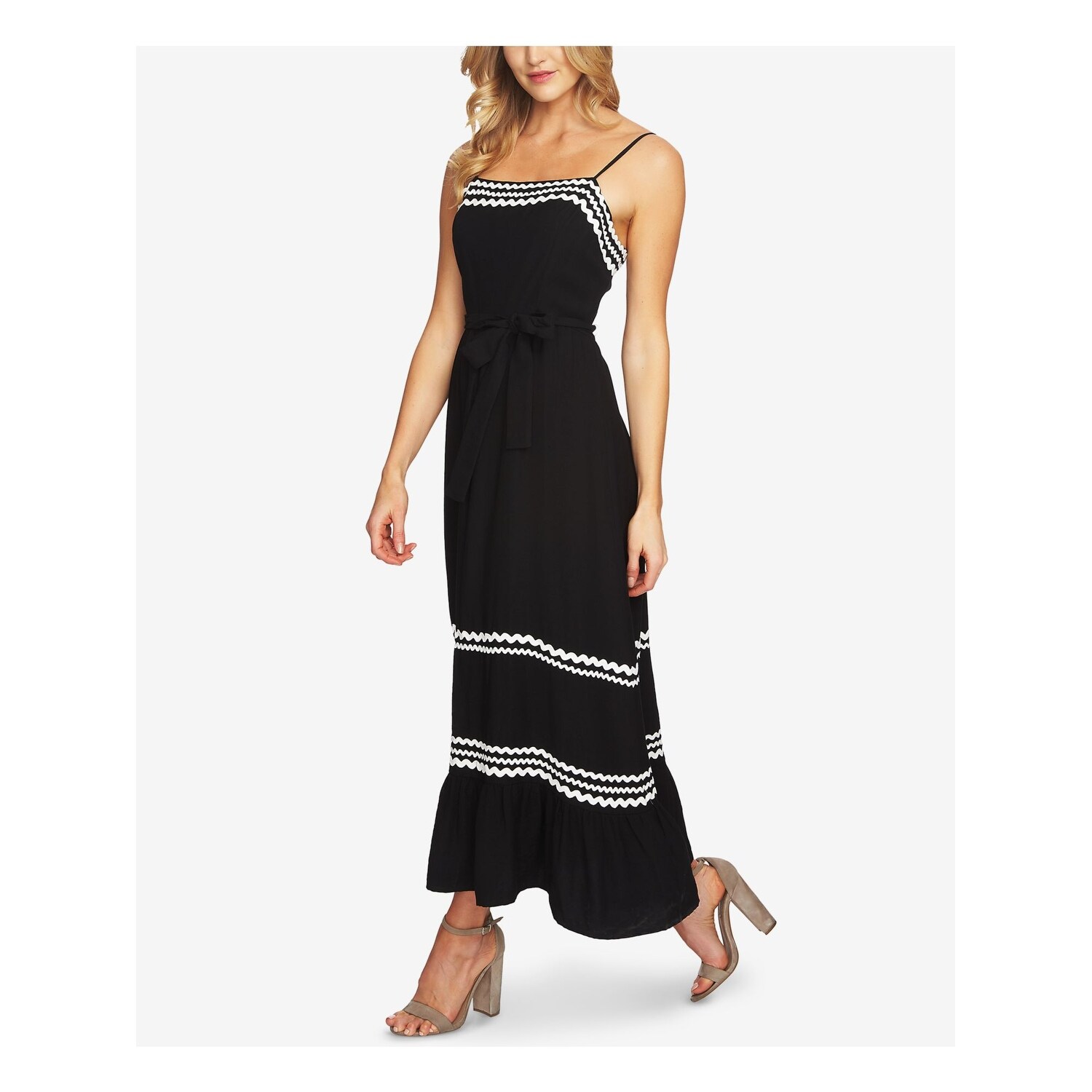 black maxi evening gown