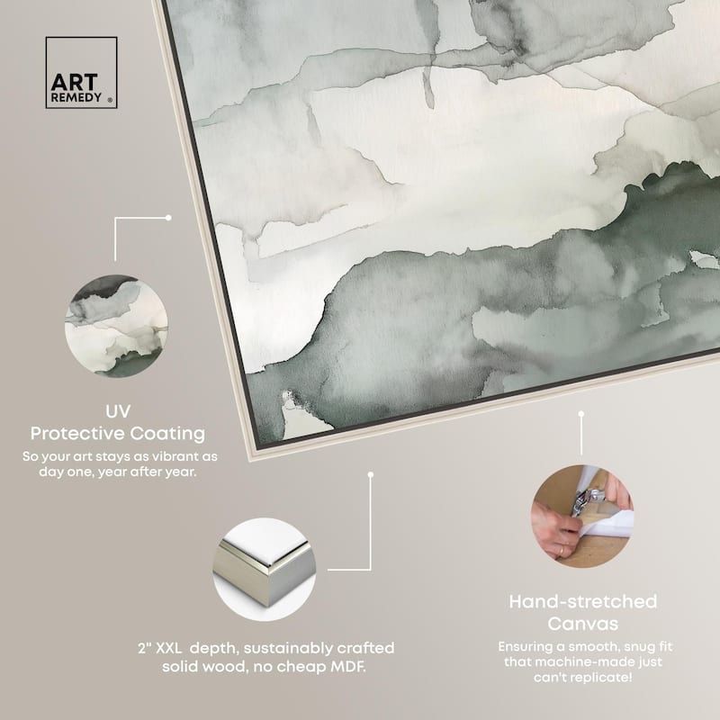 Pigment Flow Canvas by Art Remedy
