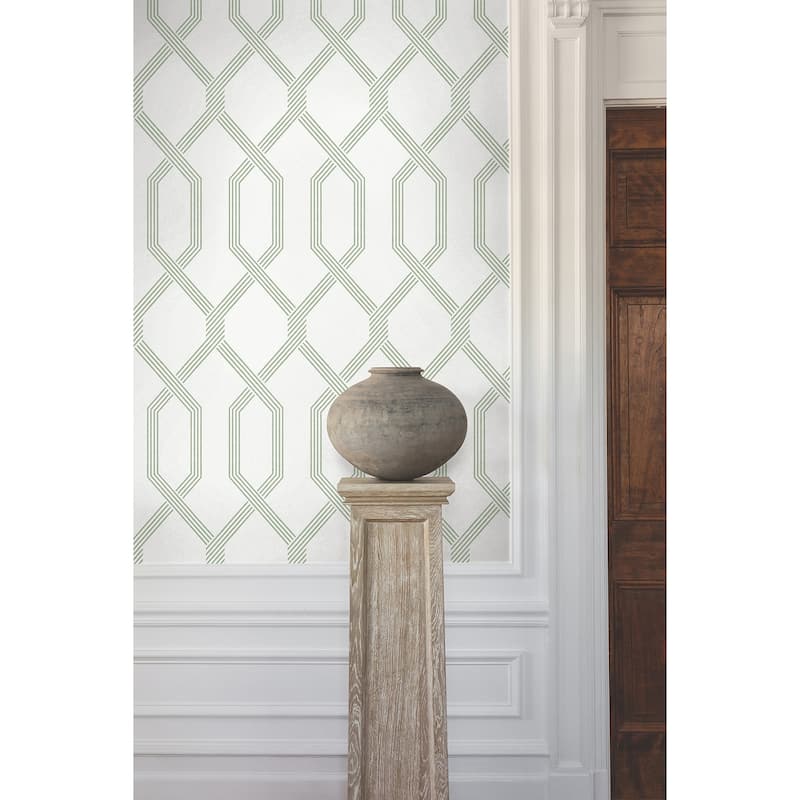 Ronald Redding Palisade Green Wallpaper