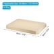 preview thumbnail 16 of 16, 4 Pcs Chair Seat Covers Rectangle, Stretch Rectangle Bar Stool Covers Cream Color