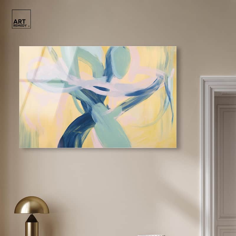 Entangled Embrace II Acrylic by Art Remedy, Ready to Hang