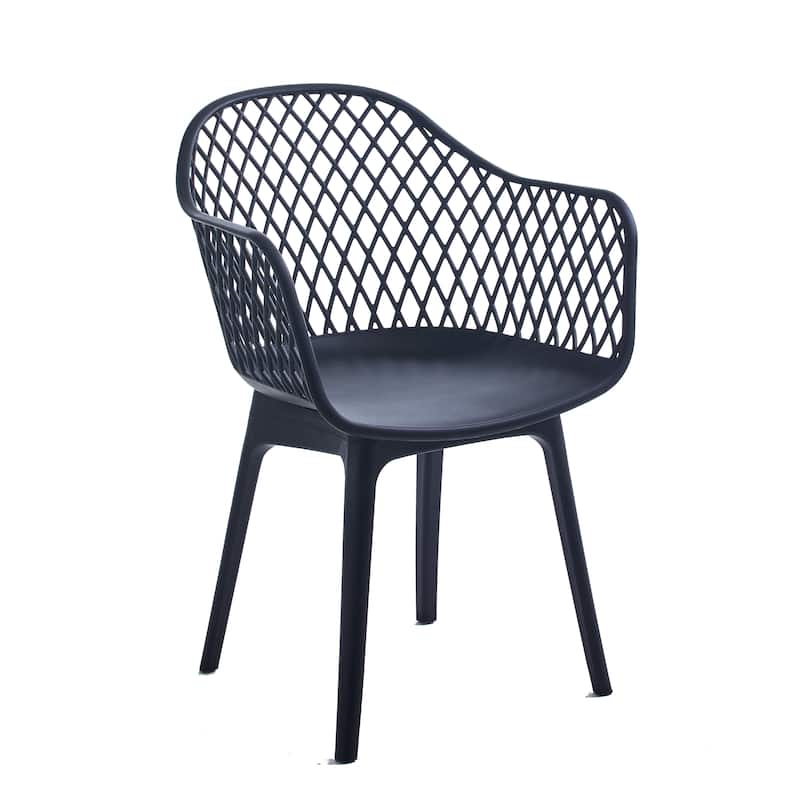 Porthos Home Miro Dining Chairs Set Of 2, Plastic Shell And Legs