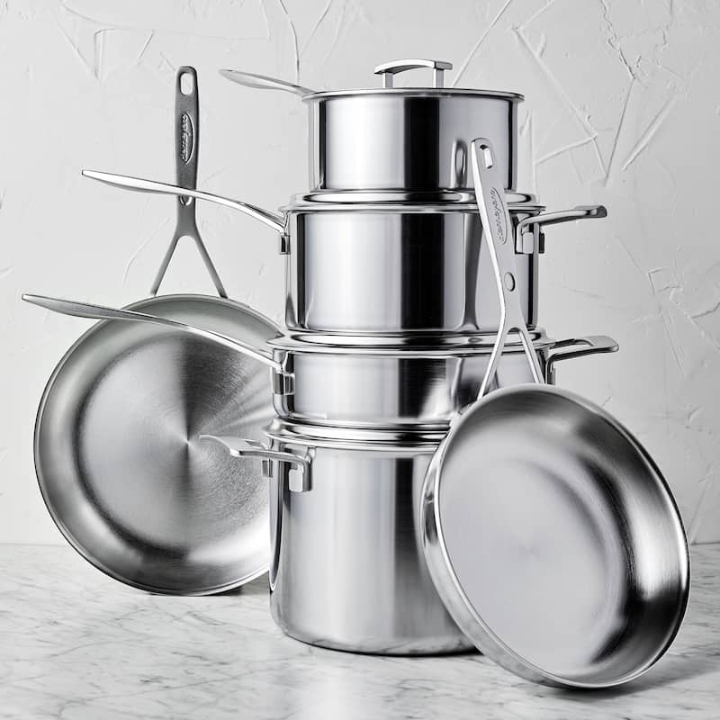 Demeyere Industry 5-Ply 10-pc Stainless Steel Cookware Set