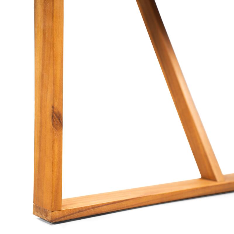 Christopher Knight Home - Modern Outdoor Acacia Wood Dining Set with Cushions and Handwoven Rope Chairs