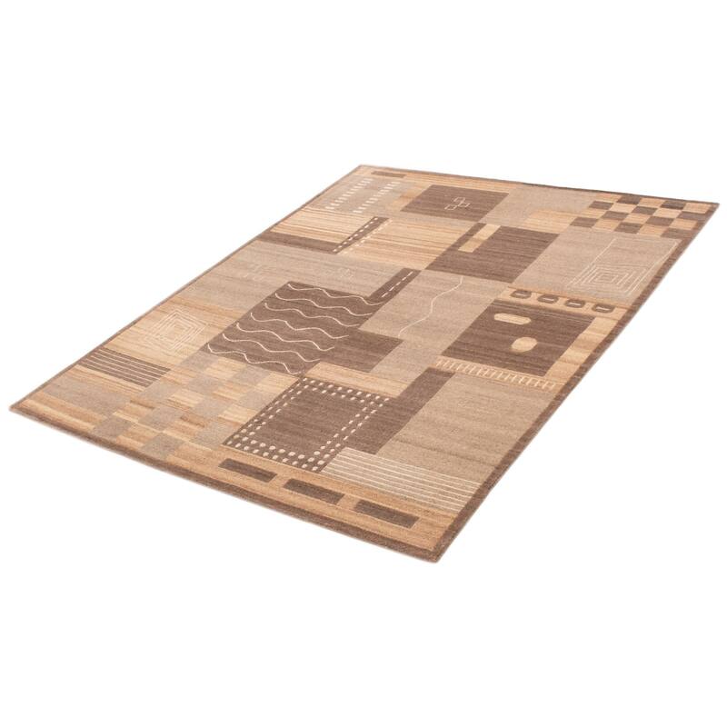 ECARPETGALLERY Hand-knotted Opulence Grey Silk, Wool Rug - 6'8 x 8'5