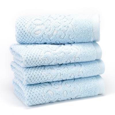 East'N Blue Galata Turkish Cotton Washcloth (Pack of 4)
