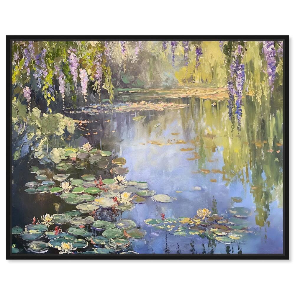 Lily Lagoon II Canvas by Art Remedy