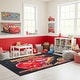 preview thumbnail 6 of 4, Licensed Disney Pixar Cars Lightening McQueen Modern Character Printed Flannel Non-Slip Washable Indoor Kids Area Rug, 54"x78"