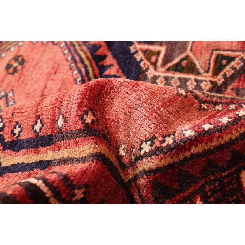 ECARPETGALLERY Hand-knotted Melis Vintage Dark Copper Wool Rug - 5'9 x 7'11