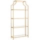 preview thumbnail 3 of 5, SAFAVIEH Slater 4-tier Gold Etagere - 36" x 12" x 80"