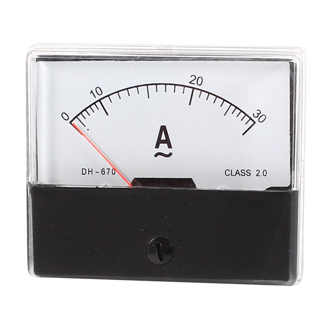 AC 30A Rectangular Panel Analog Meter Ammeter Amperemeter - AC 30A