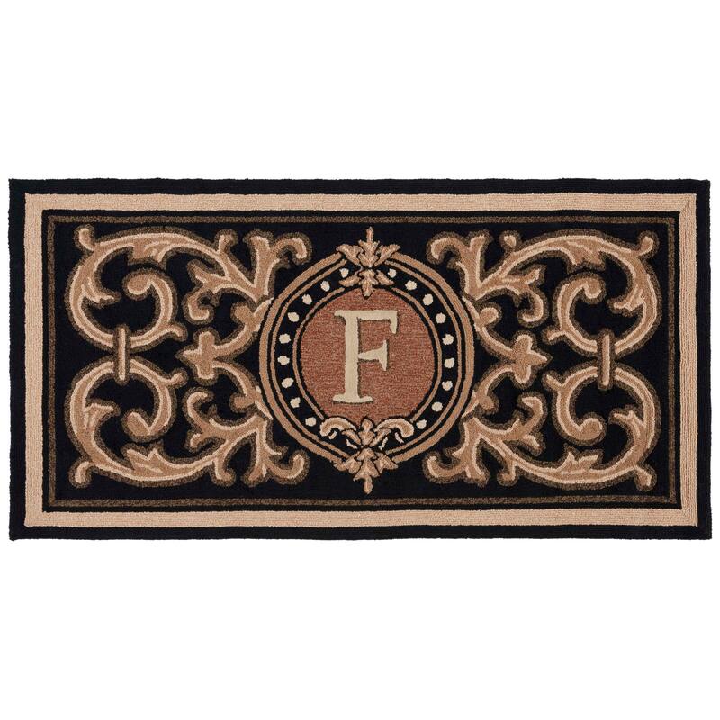 SAFAVIEH Handmade Monogram Bruneta Casual Rug