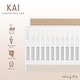 preview thumbnail 4 of 3, Dream On Me Kai Convertible Crib, White+Natural - White + Natural