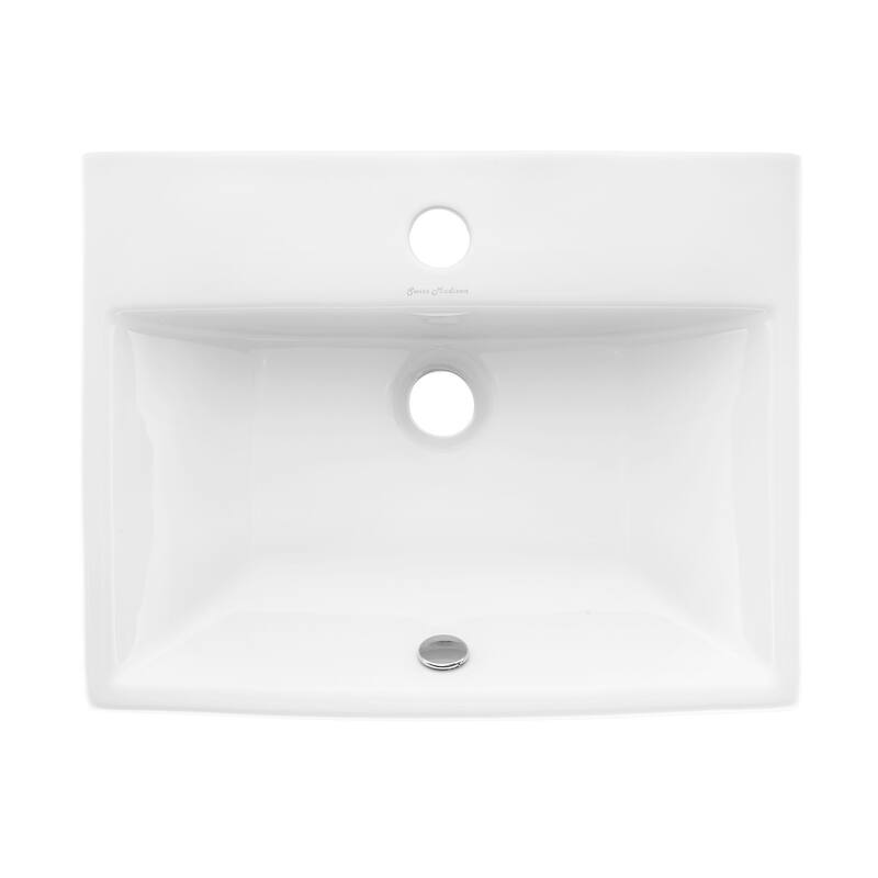 Swiss Madison Sublime 17-3/4" Rectangular Ceramic Wall Mounted