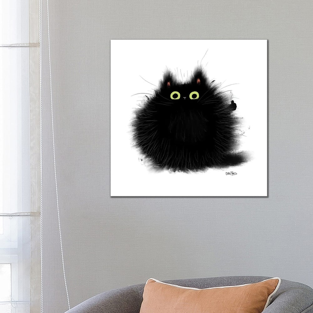 iCanvas "Thumbs Up Cat." by Dan Tavis Canvas Print
