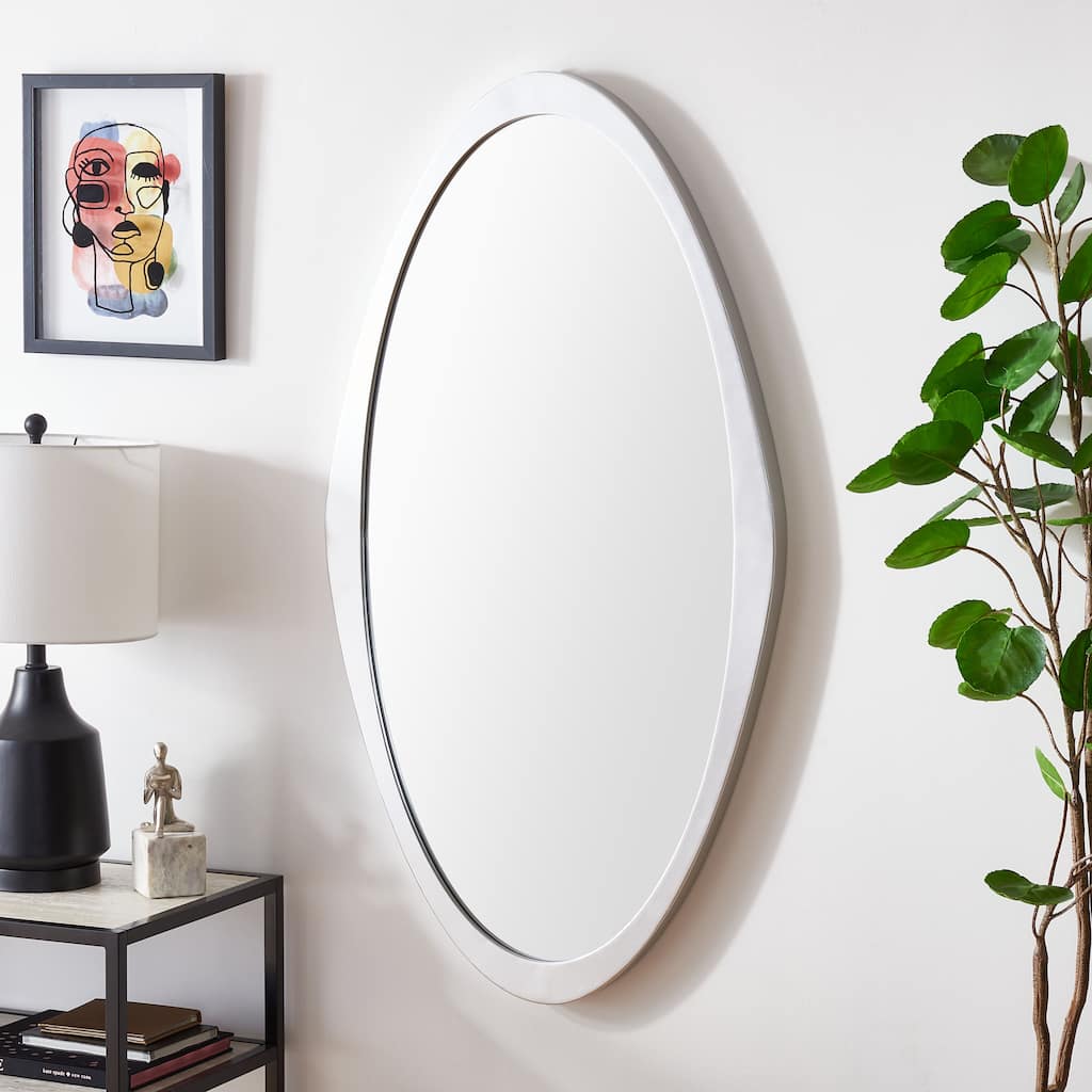 SAFAVIEH Shyanne 25 x 47-inch Oval Wall Mirror - 25"W x 2"D x 47"H