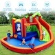 preview thumbnail 6 of 8, Gymax Inflatable Slide Bouncer and Water Park w/ Splash Pool Water