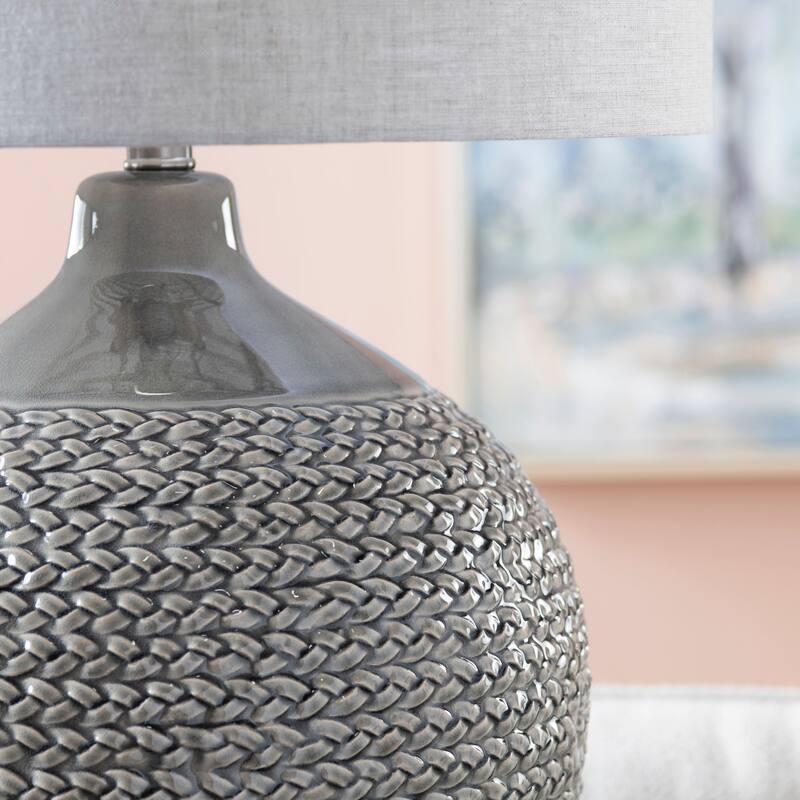 Cairo Scaled Ceramic 25.75" Table Lamp - 17"x17"x25.75"
