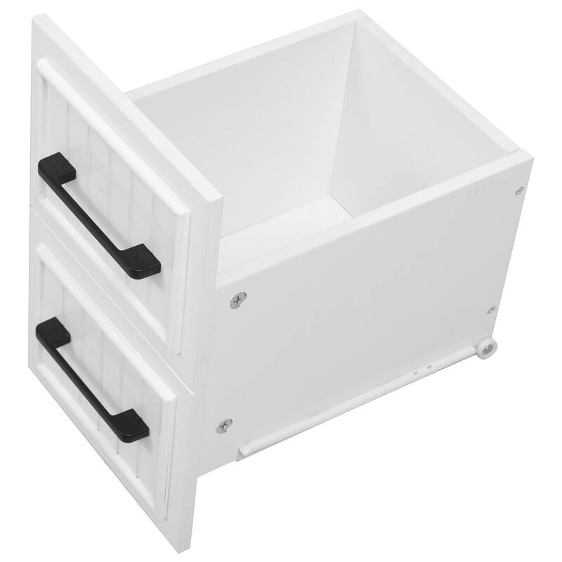Kitchen Island with Drop Leaf, 4 Doors and 5 Deep Drawers