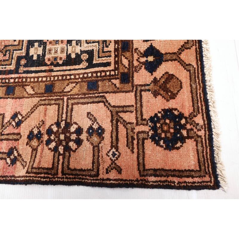 ECARPETGALLERY Hand-knotted Antalya Vintage Copper Wool Rug - 3'7 x 7'9