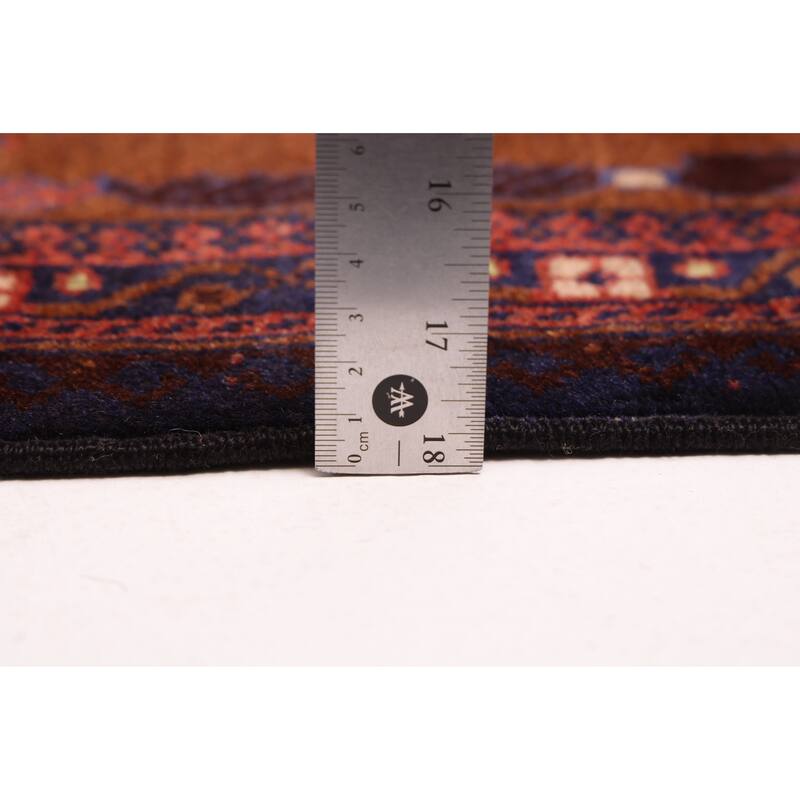 ECARPETGALLERY Hand-knotted Teimani Dark Copper Wool Rug - 3'8 x 6'7