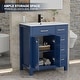preview thumbnail 66 of 143, Modern Bathroom Vanity with Sink & Faucet Storage Cabinet Set