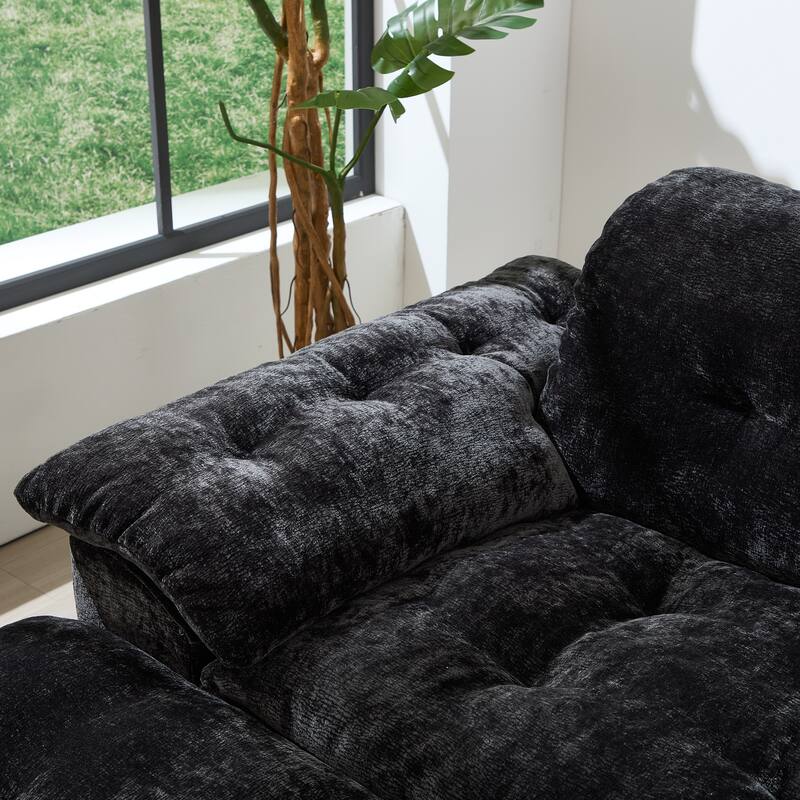 Modular Convertible Cushioned Sleeper Sofa Set