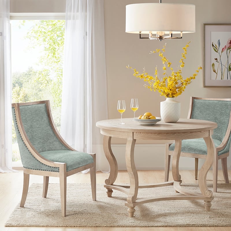 Upholstered Dining Chair with Nailhead Trim