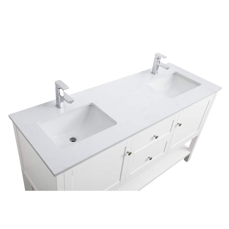 Legacy 54 - 60 Inch Double Bathroom Vanity