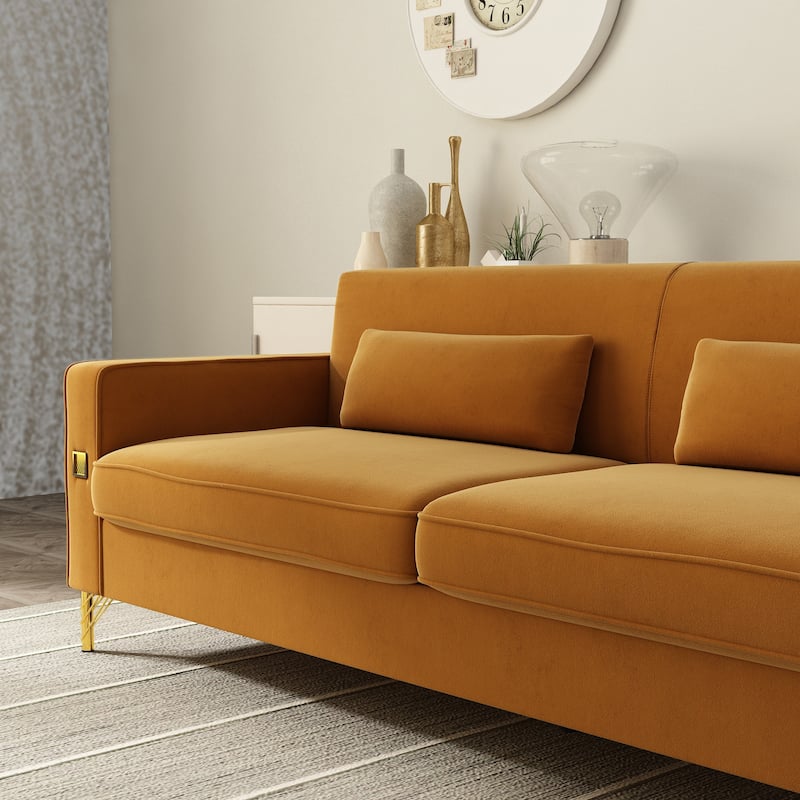 Velvet Loveseats, Comfortable Sofa for Living Room