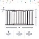 preview thumbnail 3 of 6, Summer Infant 32 Inch Summer Decorative Wood & Metal Pet and Baby Gate, Gray - 18.86