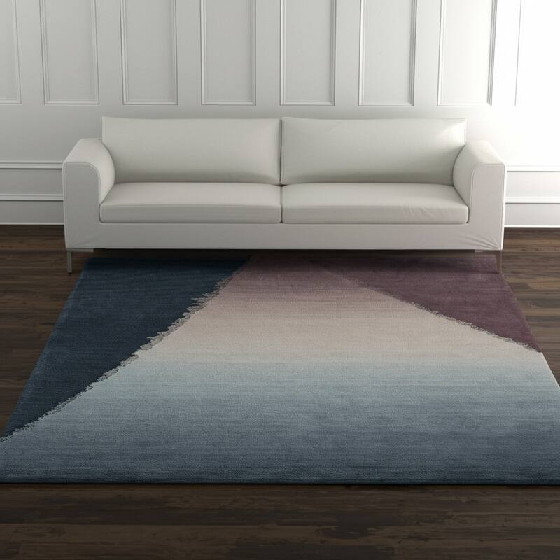 HomeRoots Geometric Casual Rectangle Area Rug - 96.00 in. x 60.00 in.  x 0.51 in.