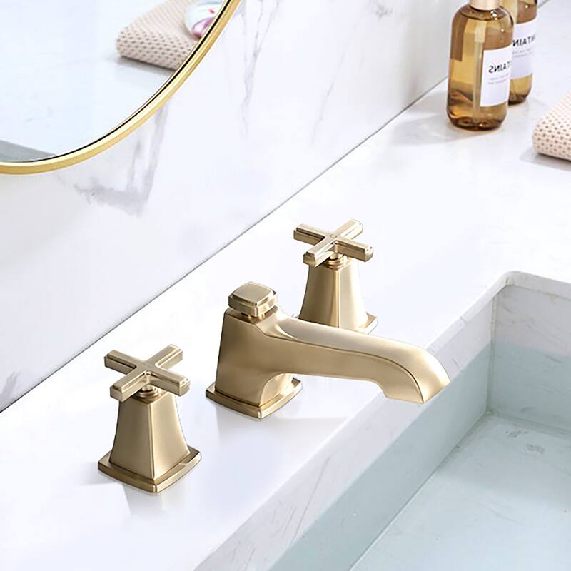 Double Handle Widespread Bathroom Faucet