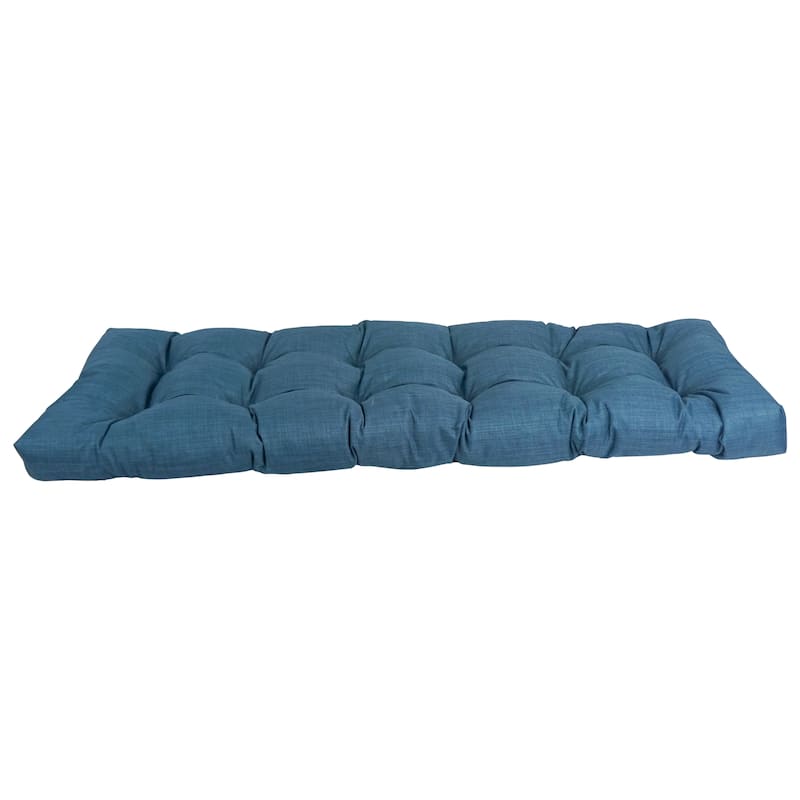 Tufted Indoor/Outdoor Bench Cushion (Multiple widths from 46 to 60 inch)