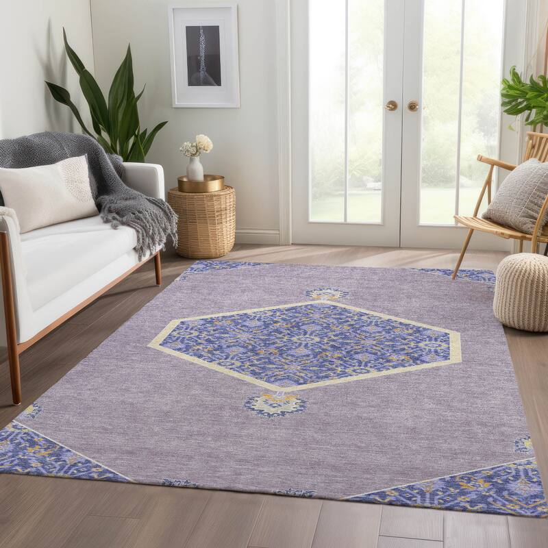 Premium Washable Super Soft Traditional Global Mayfield Rug