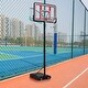 preview thumbnail 2 of 16, Portable 4.76-10ft Height Adjustable Waterproof Basketball Hoop Basketball System with LED Basketball Hoop Colorful Lights