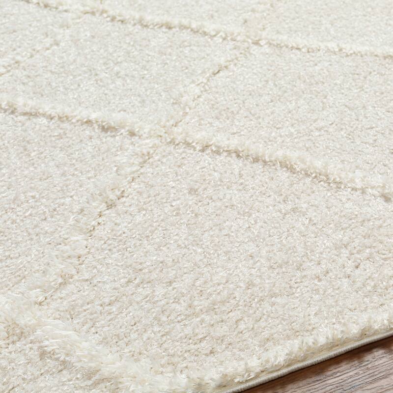 Livabliss Rodos Boho Trellis Plush Area Rug