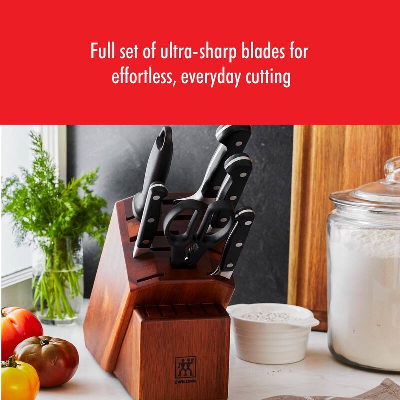 ZWILLING Pro 7-pc Knife Block Set