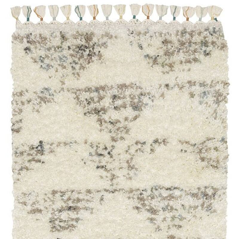 HomeRoots Geometric Transitional Runner Area Rug