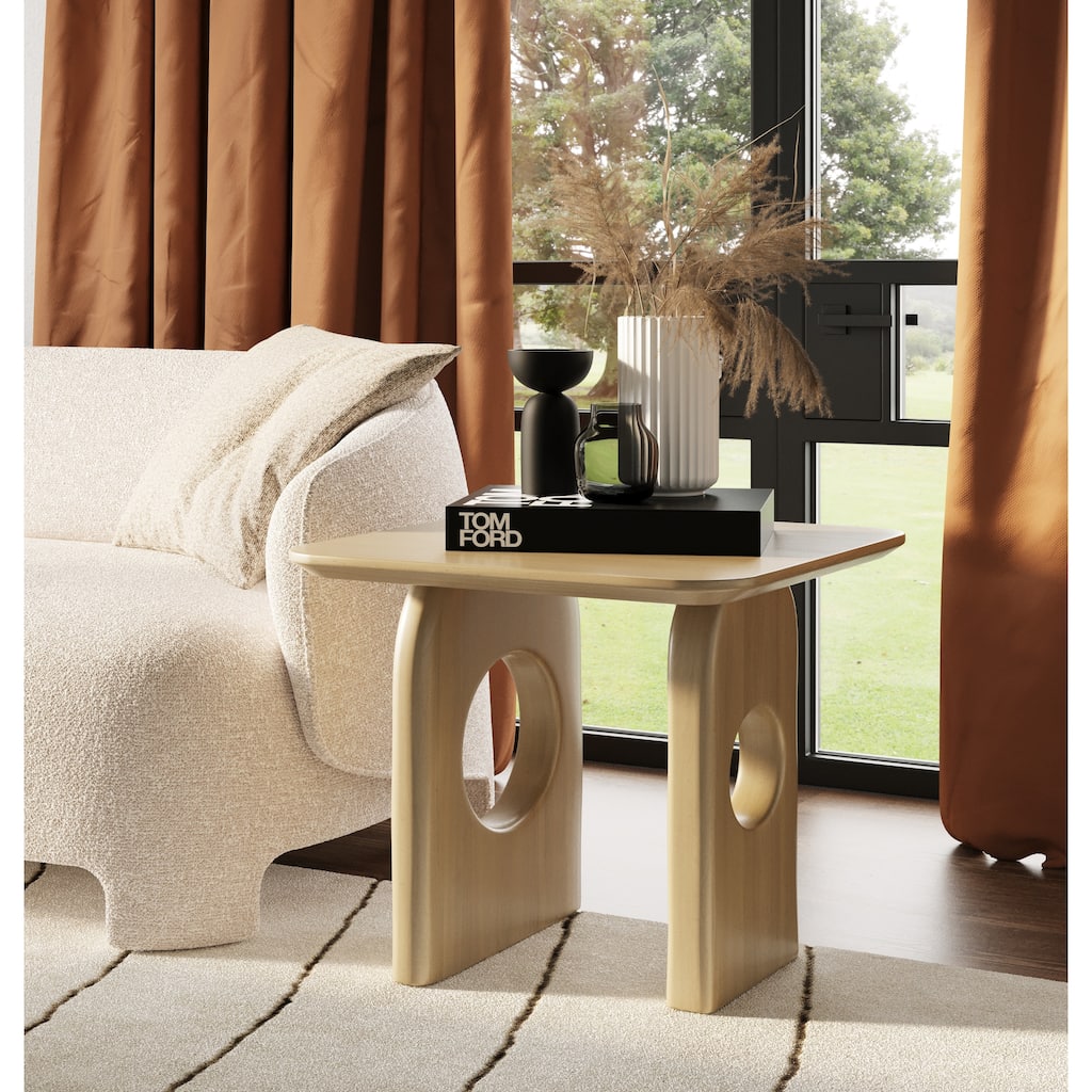 Nova Domus Oshana Modern White Oak End Table