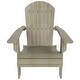 preview thumbnail 21 of 85, Vineyard HIPS Outdoor Folding Eco-Friendly All Weather Seashell Adirondack Chairs (12-Piece Conversation Set)