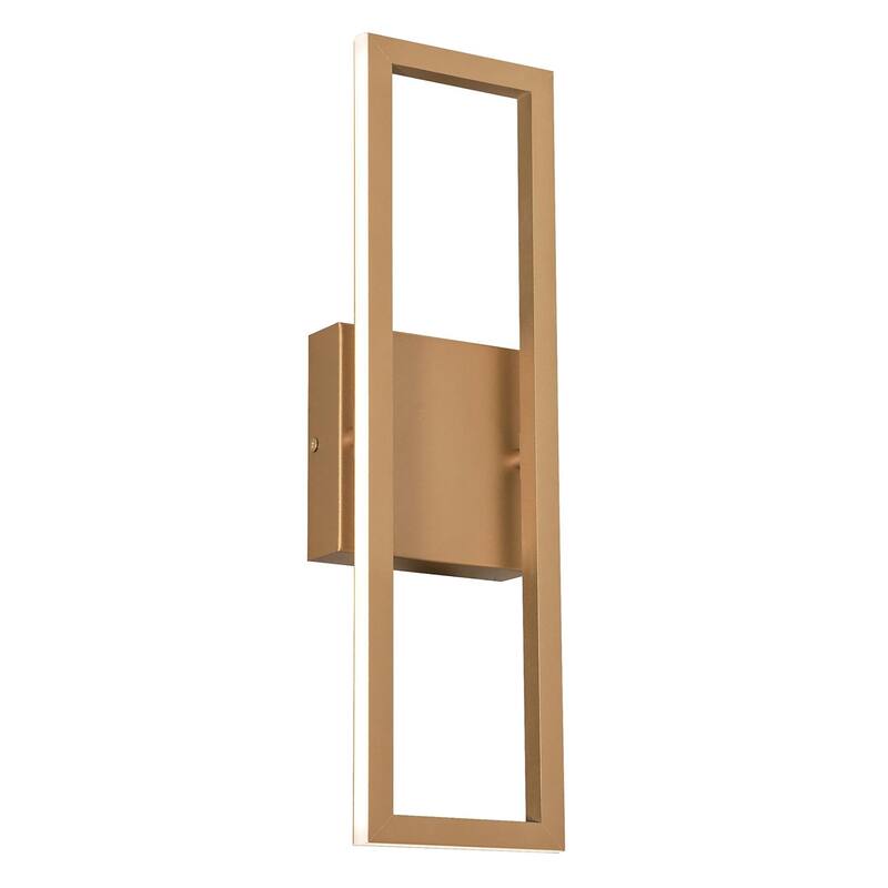 AFX Cole 1-light LED Sconce with White Acrylic - Gold