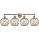 Option Antique Copper / Clear Glass with Brown Rope