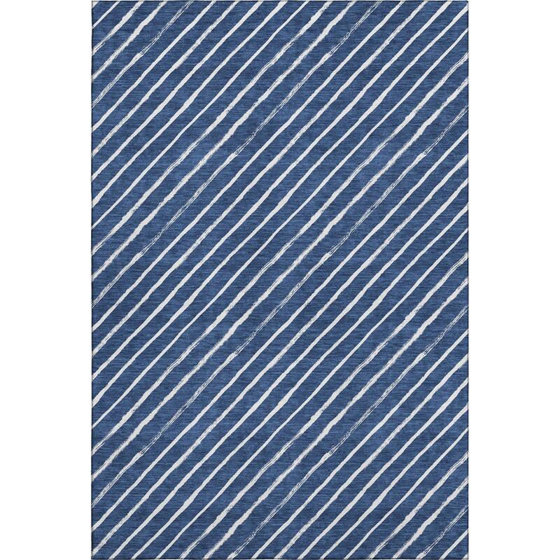 Premium Washable Super Soft Angle Stripe Mayfield Rug
