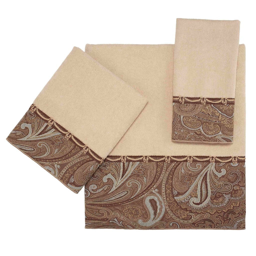 Avanti Bradford 3-Piece Towel Set - Towel 3pc Set - B/H/FT