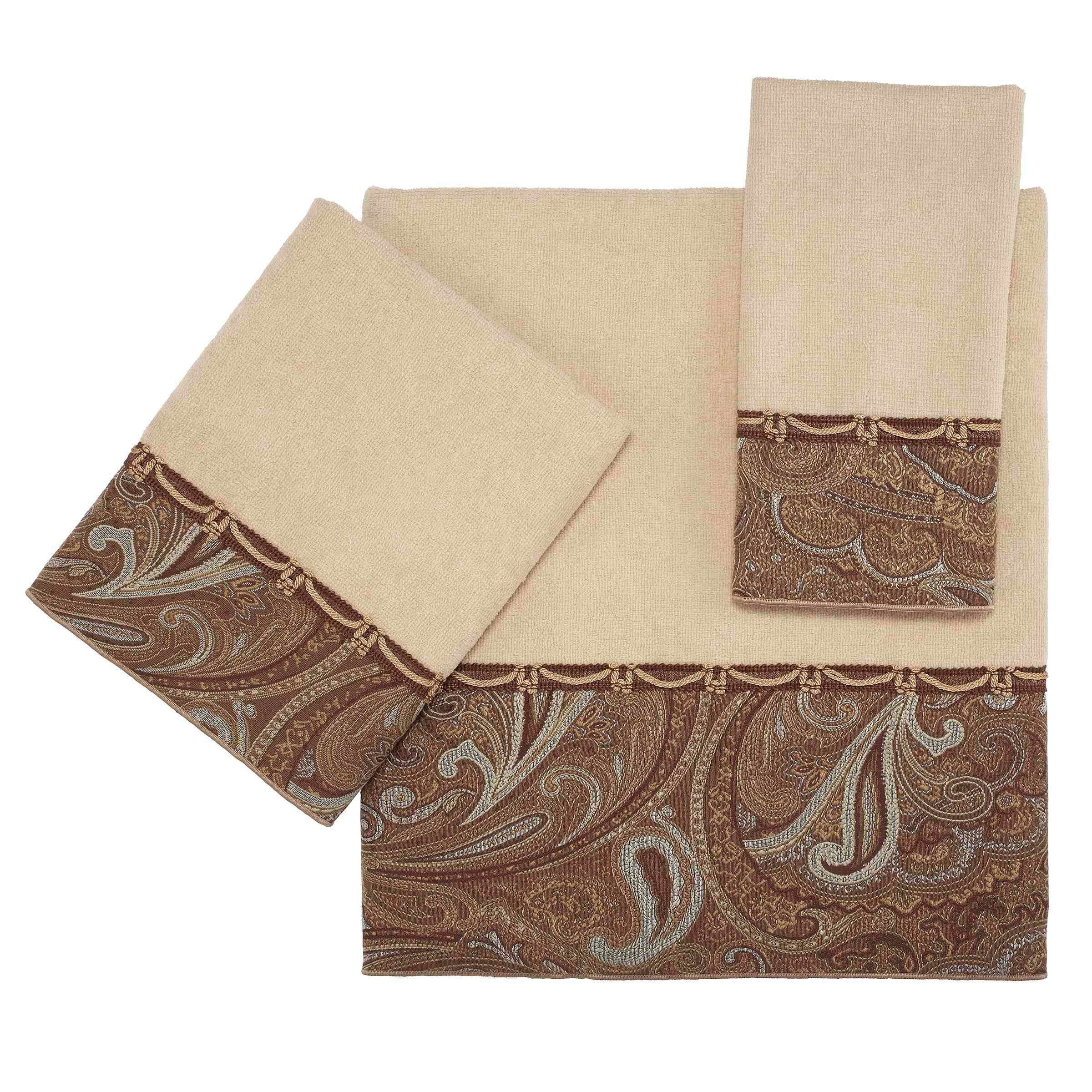 Avanti Bradford 3-Piece Towel Set - Towel 3pc Set - B/H/FT