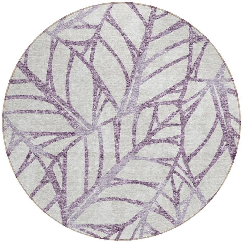 HomeRoots Floral Transitional Rectangle Outdoor Rug