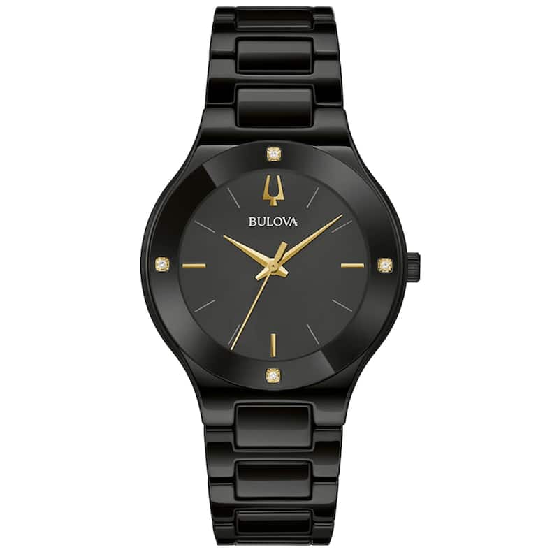 Bulova Women's Millenia Black Dial Watch - 98R293 - 6 (36)