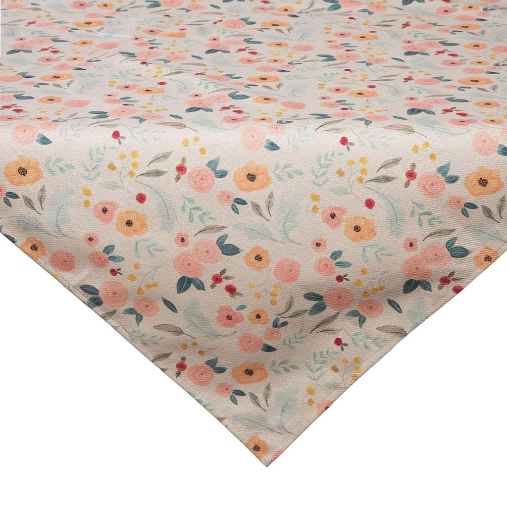 Transpac Fabric Flower Table Throw Home Decorations Easter