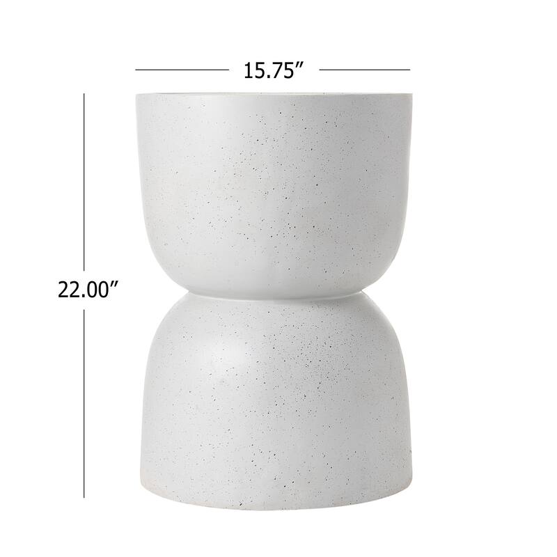 Christopher Knight Home - Modern MGO Side Table with Storage Function - 15.75 Inch - 15.75"